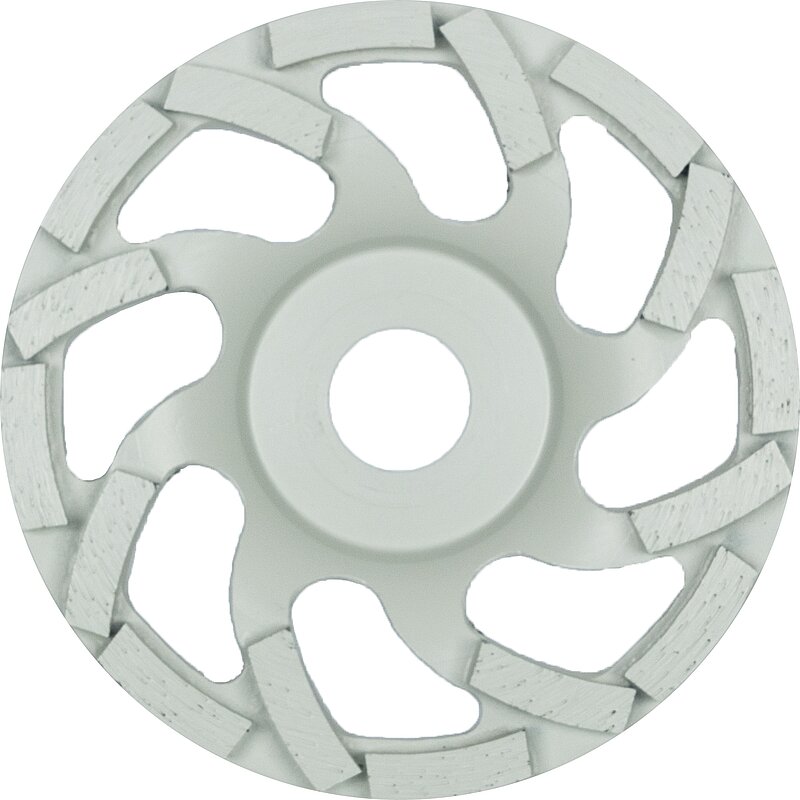 Klingspor - DS 600 S Diamantschleifteller, 115 x 7,2 x 22,23 mm 16 Segmente 7,2 x 5,5 mm, Spezialgeometrie