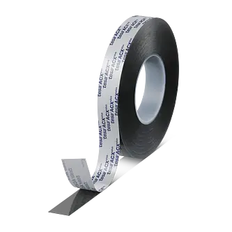 tesa ACXplus 7072 High Resistance, 25m x 1220mm, schwarz, Abd. blau, Slitter, 500µm
