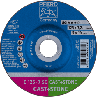 PFERD BIBIELLE E 125-7 SG CAST+STONE (2)