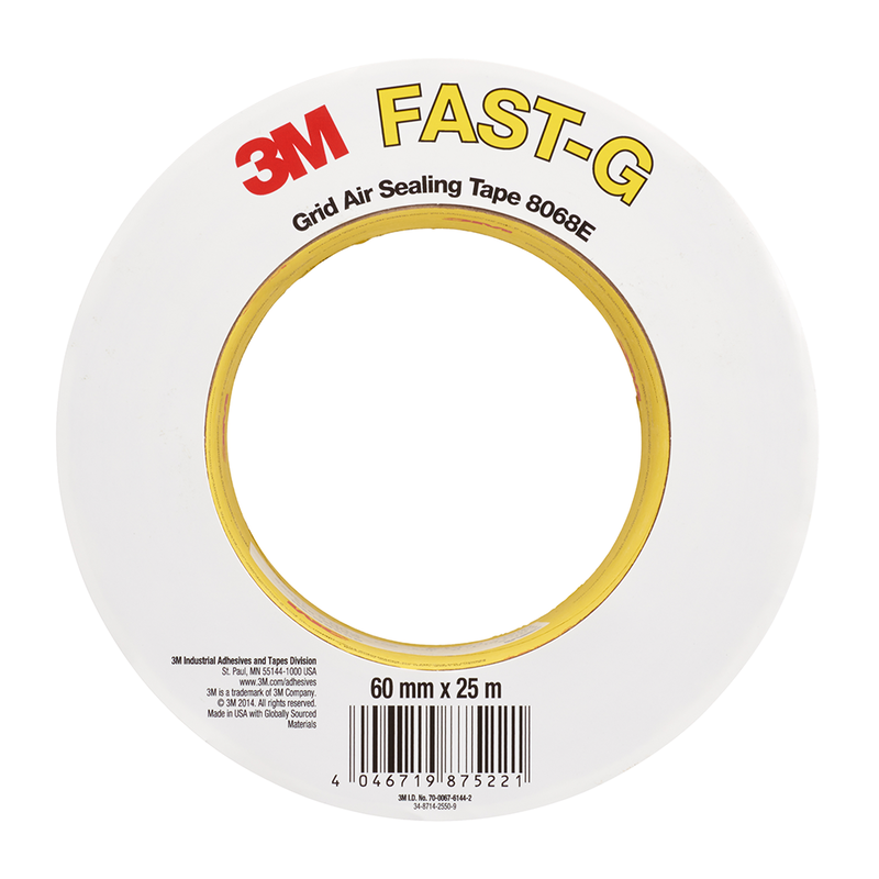 3M FAST-G Dichtband 8068E gewebeverstärkt, Braun, 60 mm x 25 m, 1.3 mm