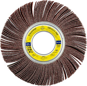 Klingspor - SM 611 Schleifmopräder LS 309 X, 165 x 25 x 43,1 mm Korn 80