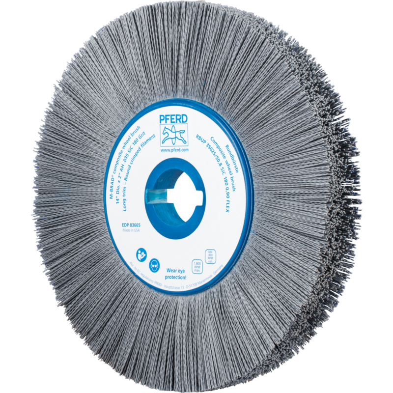PFERD Bürsten mit Plastikkörper RBUP 35025/50,8 SiC 180 0,90 FLEX