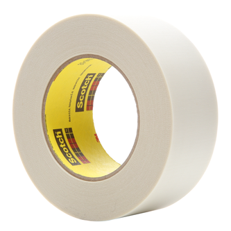 3M Glasgewebe-Klebeband 361, Weiß, 12 mm x 55 m, 0.17 mm