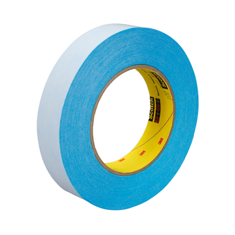 3M Wasserdispergierbares Spleißklebeband für fliegenden Rollenwechsel 906B, Blau, 25 mm x 50 m, 0.08 mm