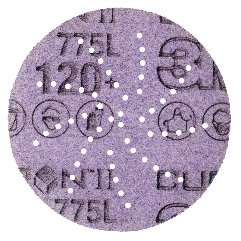 3M Xtract Cubitron II Filmscheibe 775L, 125 mm, 120+, multihole