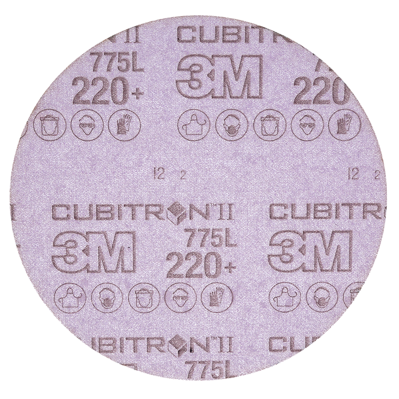 3M Cubitron II Hookit Filmscheibe 775L, 150 mm, 220+, ungelocht