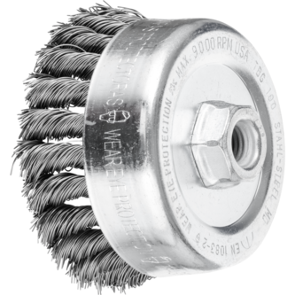 PFERD Topfbürsten mit Gewinde POS TBG 100/M14 ST 0,50