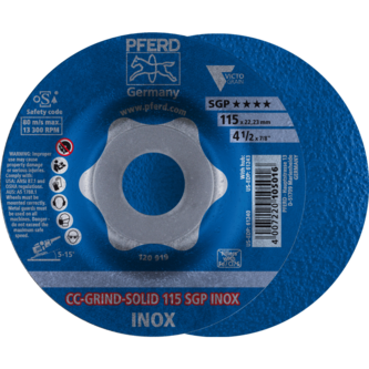 PFERD CC-GRIND (inkl. SOLID, FLEX, STRONG) CC-GRIND SOLID 115 SGP INOX
