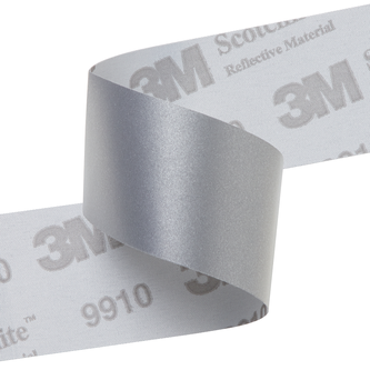 3M Scotchlite Reflective Material 9910, Silber, 70mm x 100m
