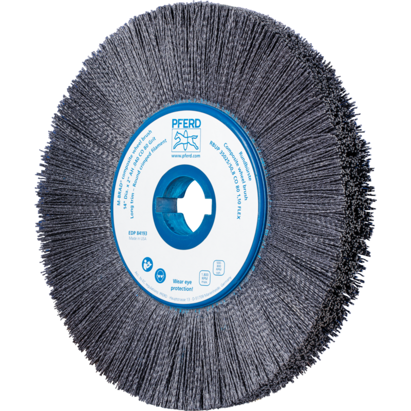 PFERD Bürsten mit Plastikkörper RBUP 35025/50,8 CO 80 1,10 FLEX