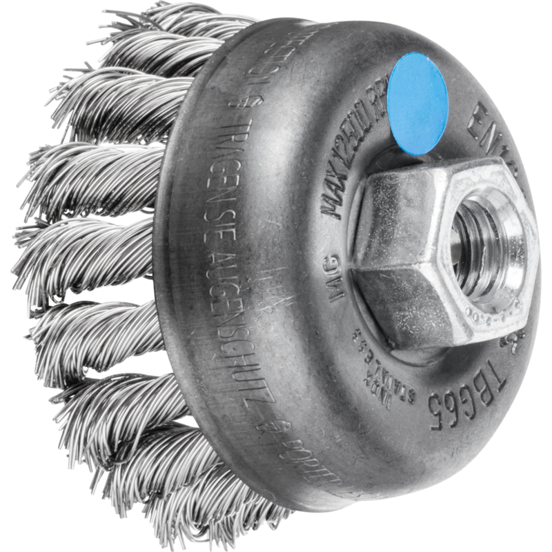 PFERD Topfbürsten mit Gewinde TBG 65/M14 INOX 0,50