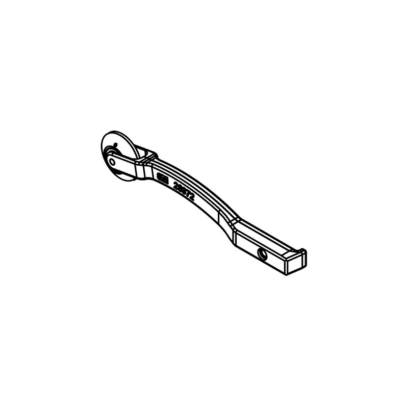 3M Kontaktarm für Feilenbandmaschine, 25 mm, 3 mm x 457 mm, 6 mm x 457 mm, 13 mm x 457 mm, für Eckprofile