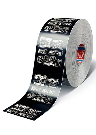 tesa 6930 Laserfolie, 300m x 100mm, schwarz-matt