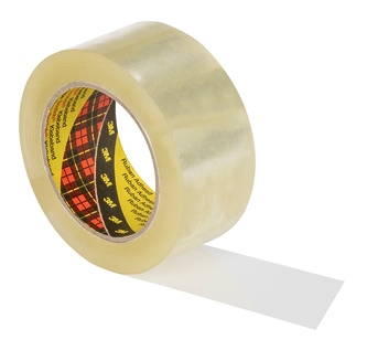 Scotch Hochleistungs-Verpackungsklebeband 375E, Transparent, 50 mm x 100 m, 0.075 mm
