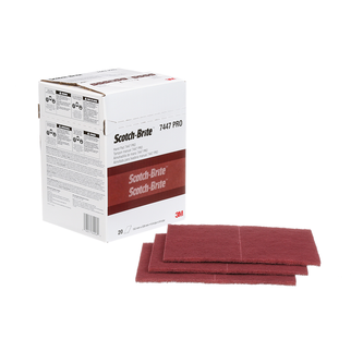 Scotch-Brite Handpad 7447 PRO, rot, 152 mm x 228 mm, VFN