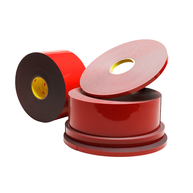 3M Solar Klebebänder auf Acrylatbasis, 4155P, Dunkelgrau, 240 mm x 66 m, 1 Rolle/Packung