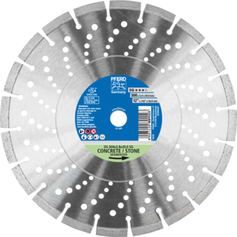 PFERD Diamantwerkzeuge für die Bauindustrie DS 300 x 2,8 x 20,0 SG