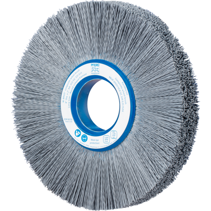 PFERD Bürsten mit Plastikkörper RBUP 20025/50,8 SiC 320 0,55 FLEX