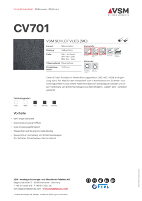 VSM-Product-Data-Sheet-CV701-DE.pdf