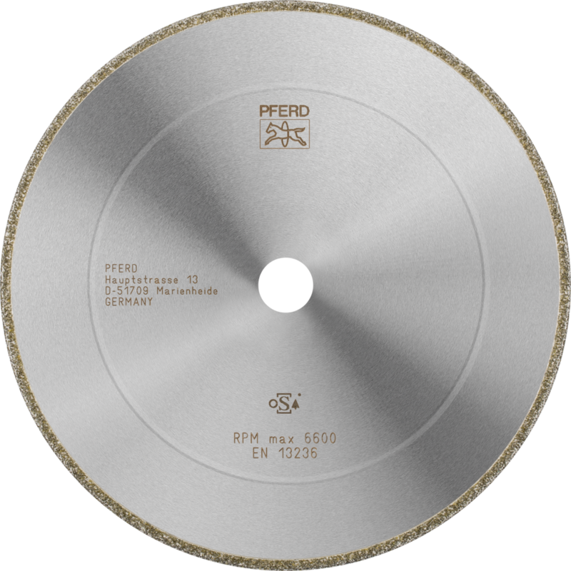 PFERD Dia.- und CBN-Trennwerkzeuge Galvanik D1A1R 230-3,8-22,23 D 852 GAD