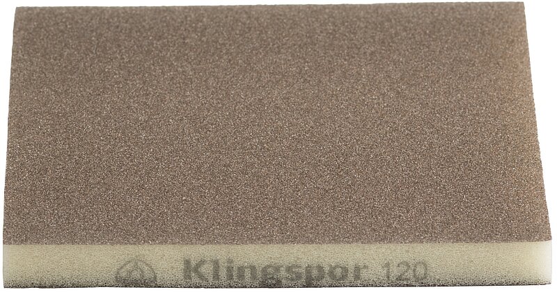 Klingspor - SW 501 Schleifschwämme, Korund Korn 120 96 x 123 x 12,5 mm