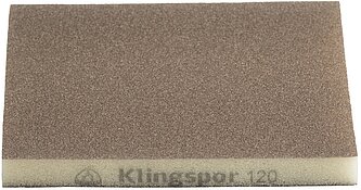 Klingspor - SW 501 Schleifschwämme, Korund Korn 120 96 x 123 x 12,5 mm