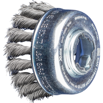 PFERD Topfbürsten mit Gewinde POS TBG 65/X-LOCK ST 0,35