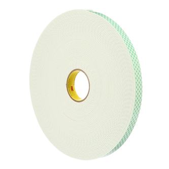 3M Doppelseitiges Urethanschaum-Klebeband 4008, Beige, 1168 mm x 33 m, 3.2 mm