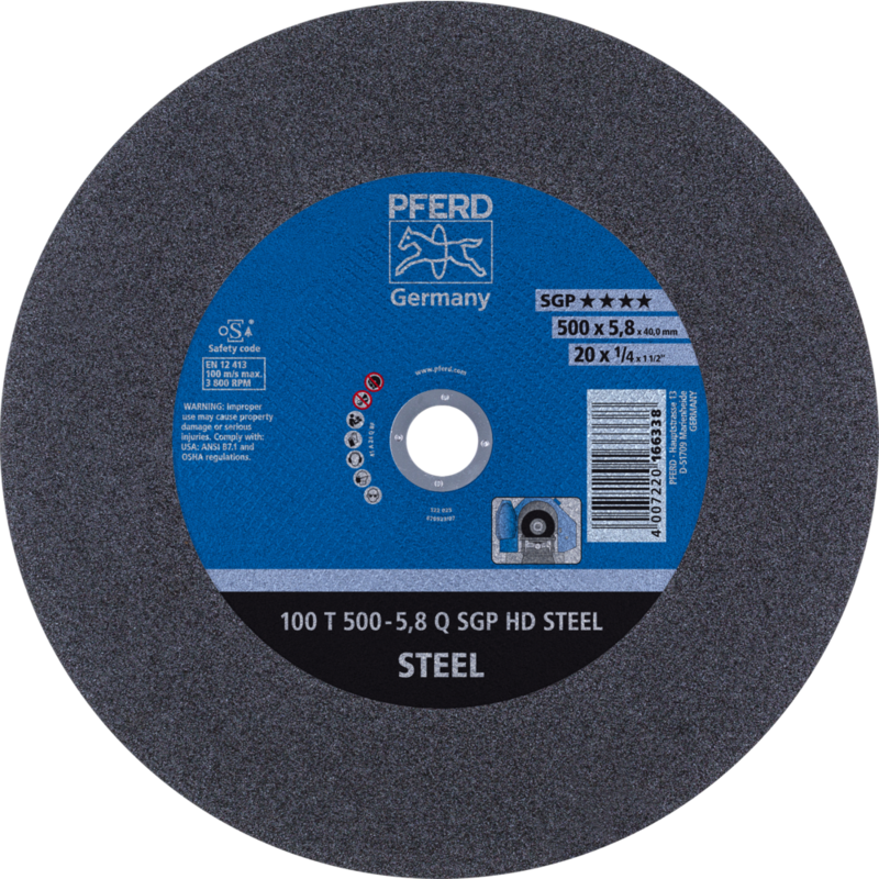 PFERD HEAVY DUTY SGP bis ? 2000 mm 100 T 500-5,8 N SGP HD STEEL/40,0