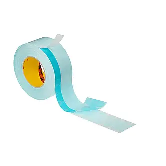 3M Doppelseitiges Spleißklebeband für fliegenden Rollenwechsel 9993N wasserdispergierbar, Blau, 50 mm x 33 m, 0.07 mm