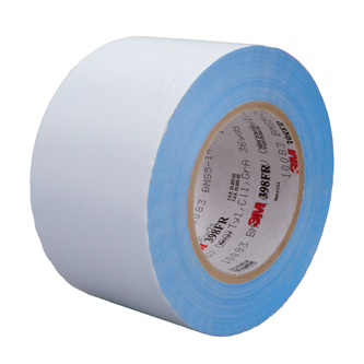 3M Glasgewebe-Klebeband 398FR, Weiß, 76 mm x 33 m, 0.18 mm