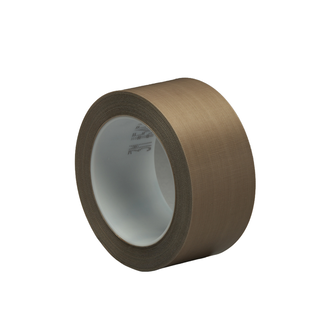 3M PTFE Glasgewebe-Klebeband 5451, Braun-Transparent, 254 mm x 33 m, 0.14 mm