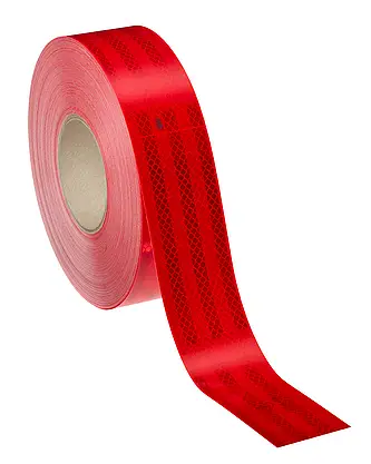 3M Diamond Grade Konturmarkierung 983-72CL, Rot, mit Kundenlogo, 55 mm x 50 m