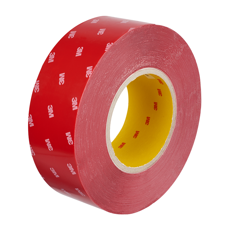 3M FAST-D Dichtband 8069E doppelseitig, Silber, 1220 mm x 50 m, 0.410 mm