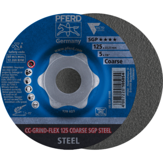 PFERD CC-GRIND (inkl. SOLID, FLEX, STRONG) CC-GRIND FLEX 125 COARSE SGP STEEL