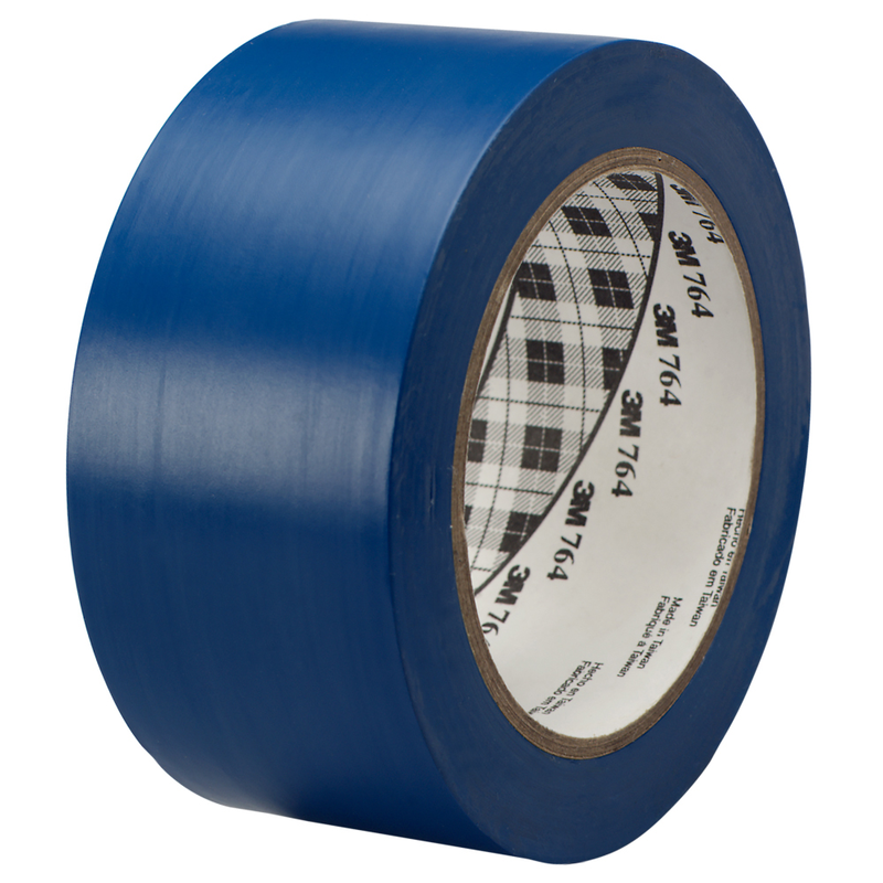 3M Allzweck-PVC-Klebeband 764, Blau, 50 mm x 33 m, 0.13 mm