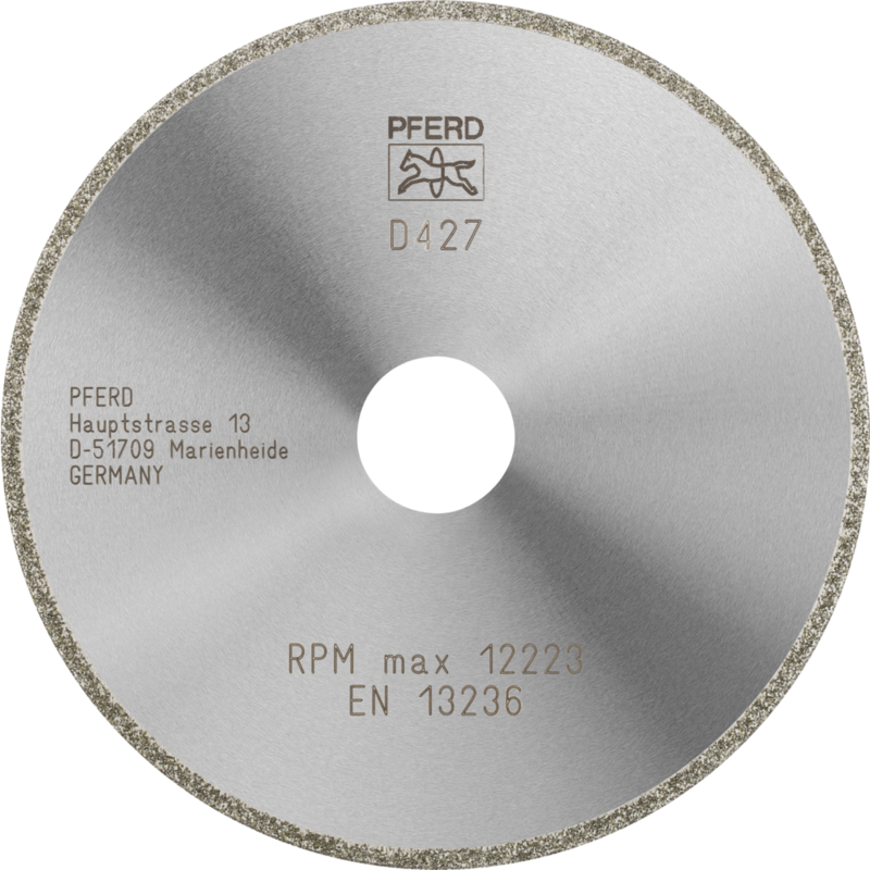 PFERD Dia.- und CBN-Trennwerkzeuge Galvanik D1A1R 125-2-22,23 D 427 GAD