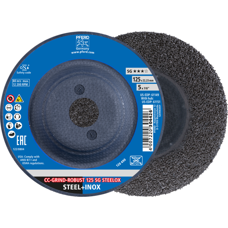 PFERD CC-GRIND (inkl. SOLID, FLEX, STRONG) CC-GRIND ROBUST 125 SG STEELOX