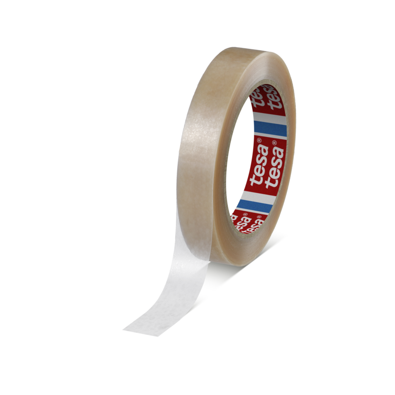 tesapack 4124 PVC - 66m x 12mm - weiß