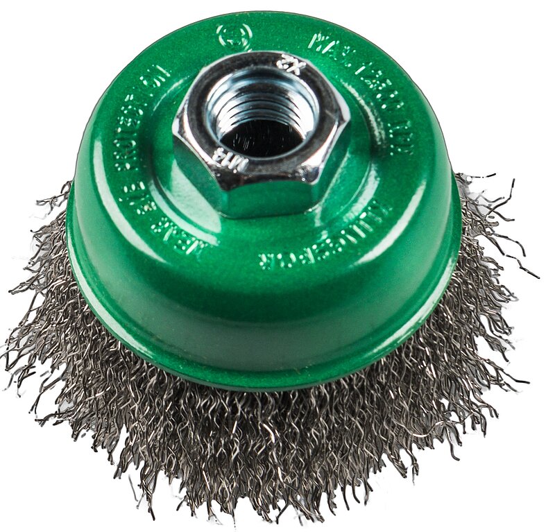 Klingspor - BT 600 W Topfbürste, 80 mm Gewinde M 14 0,3 Edelstahl