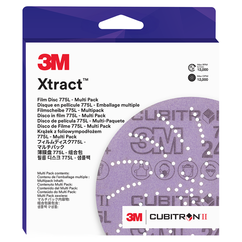 3M Xtract Cubitron II Filmscheibe 775L, 127 mm x NH, 240+ - 400+, 87435