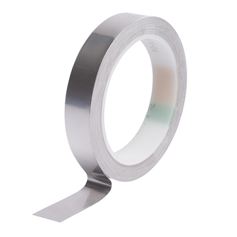 3M ET 1183 Kupferfolie glatt, verzinnt, mit leitfähigem Kleber, Zinn, 41 mm x 54,9 m x 0,07 mm