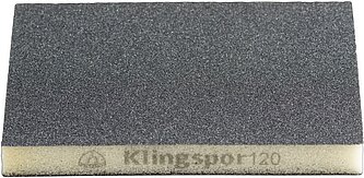 Klingspor - SW 502 Schleifschwämme, Siliziumkarbid Korn 120 96 x 123 x 12,5 mm