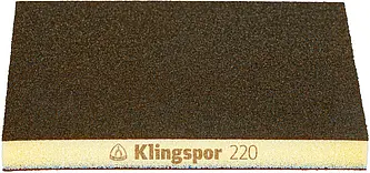Klingspor - SW 501 TR Schleifschwämme, Korund Korn 220 96 x 123 x 12,5 mm