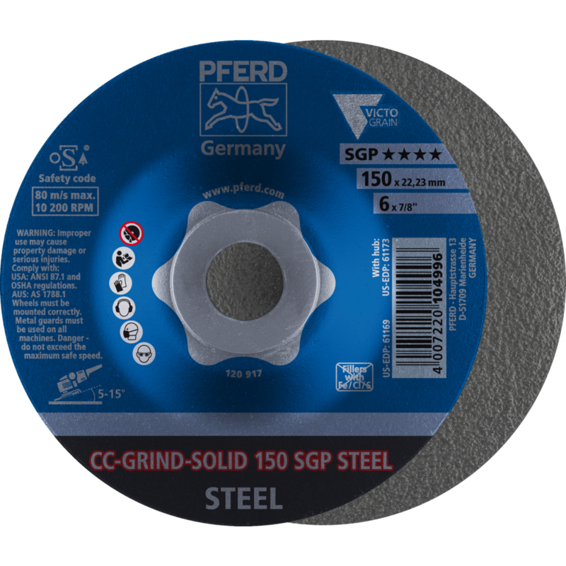 PFERD CC-GRIND (inkl. SOLID, FLEX, STRONG) CC-GRIND SOLID 150 SGP STEEL