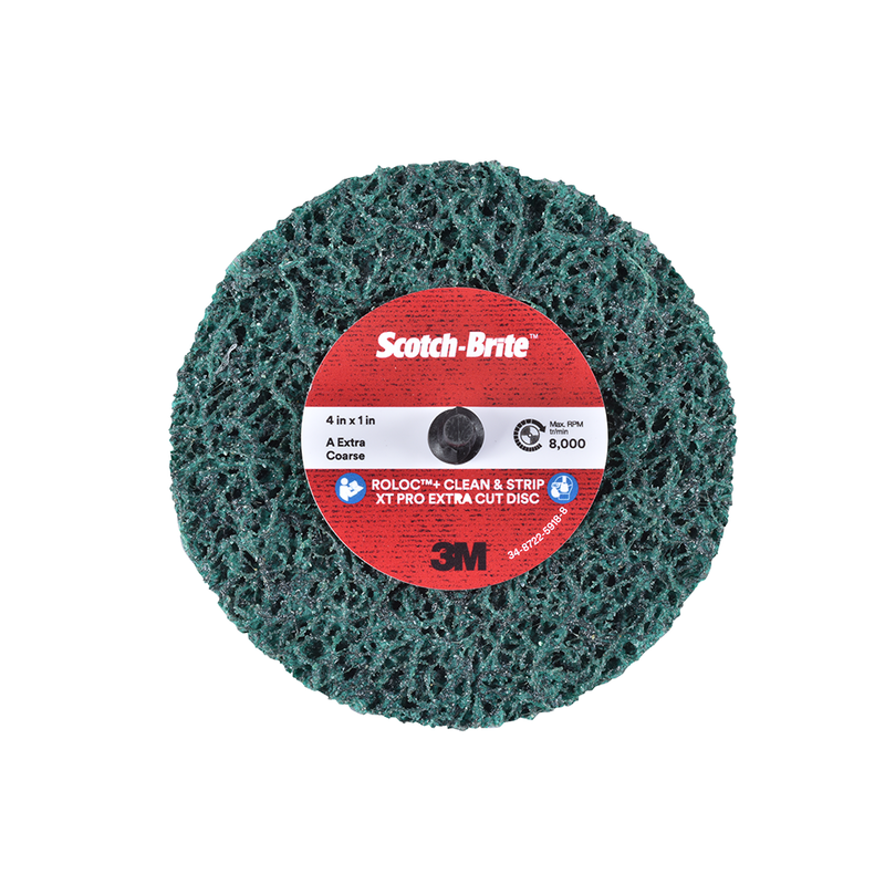 Scotch-Brite Roloc+ Grobreinigungsscheibe XT-ZR Pro Extra Cut, 100 mm x 13 mm x 6 mm, A XCRS