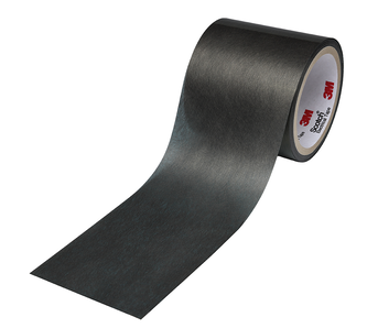 3M Electrically Conductive Double-Sided Tape 9723, Gray, 101.6 mm x 0.5 m, Sample