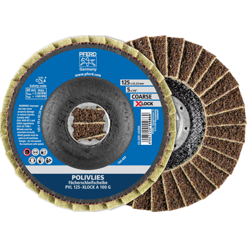 PFERD Vlieswerkzeuge PVL 125-X-LOCK A 100 G