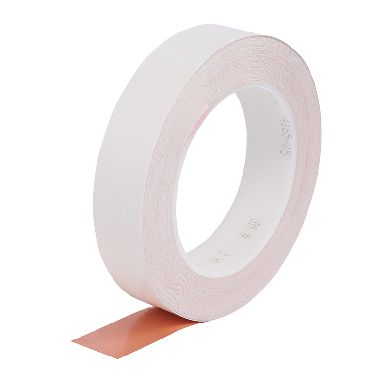 3M ET 1182 Kupferfolie glatt, mit leitfähigem Kleber beidseitig, Kupfer, 12 mm x 16,5 m x 0.09 mm