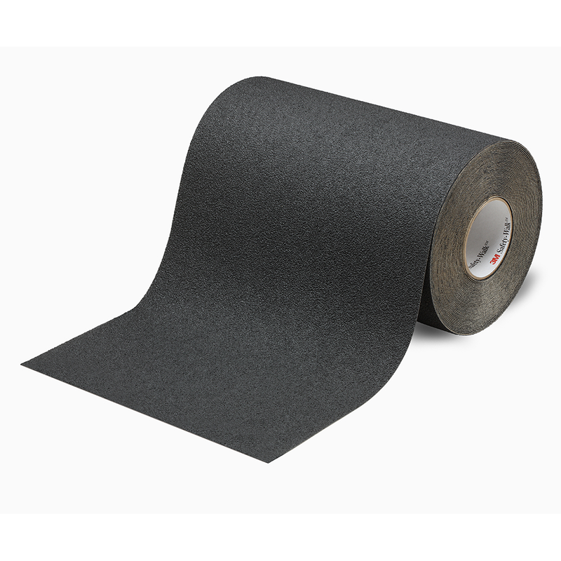 3M Safety-Walk Nasszone Medium (Typ 3) 300 Serie, Schwarz, 150 mm x 18,3 m, 1 Rolle / Karton